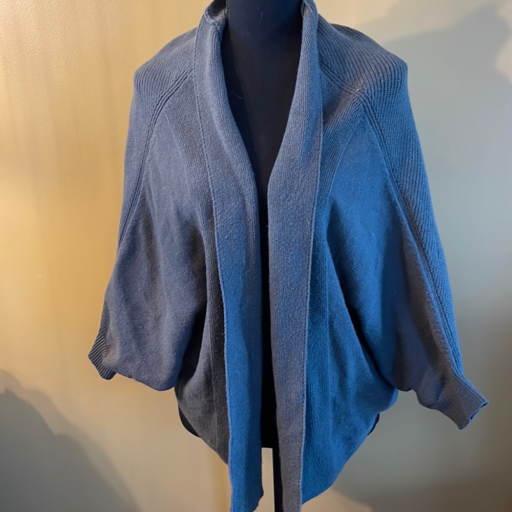 WHBM Loose army green cardigan